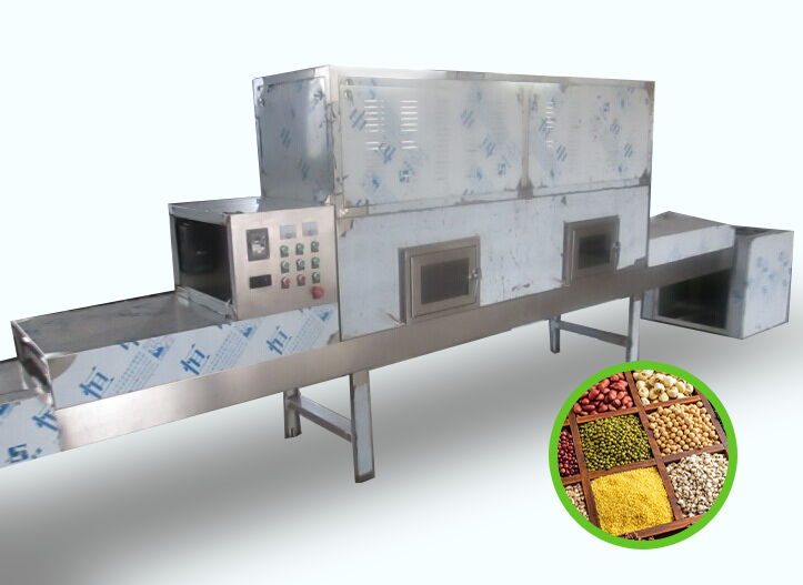 五谷雜糧熟化微波隧道式,青稞熟化 燕麥?zhǔn)旎?麥片熟化 麥仁烘焙